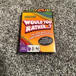 Would You Rather Card Game ages 12+ teen and adults